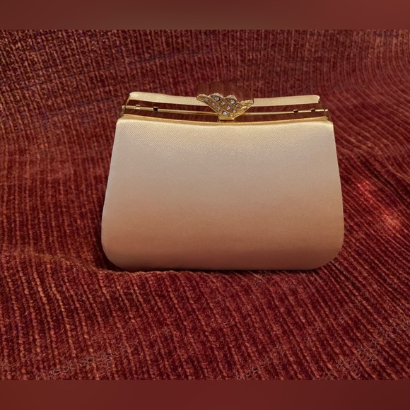 Gold Satin Clutch - Picture 5 of 16